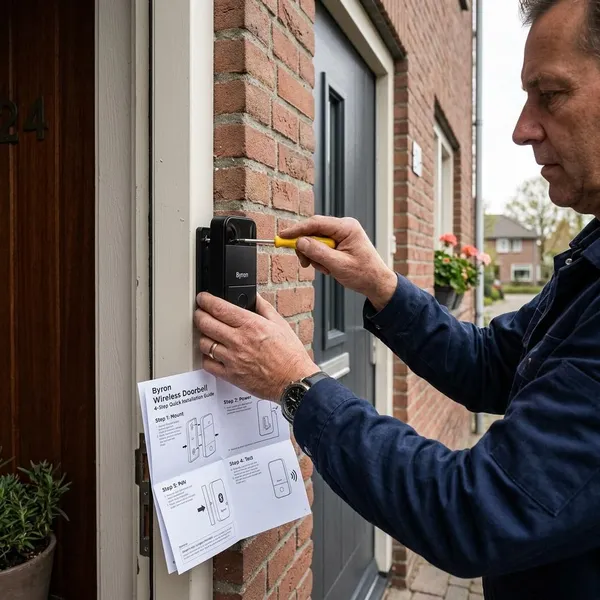Byron deurbel koppelen in 4 stappen