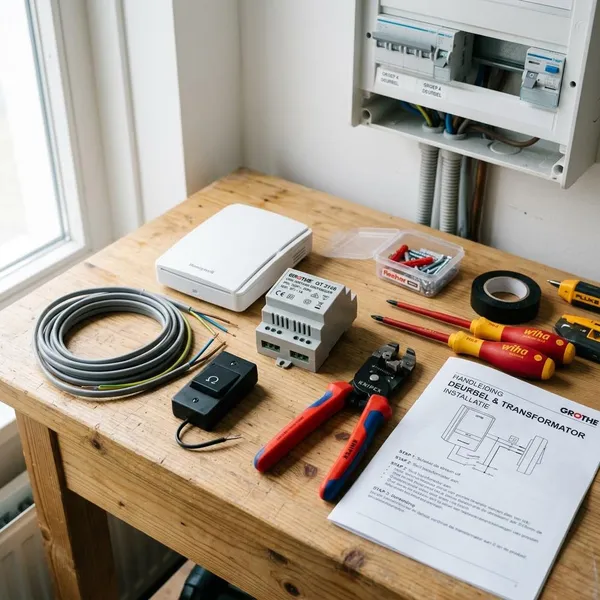 deurbel aansluiten op trafo