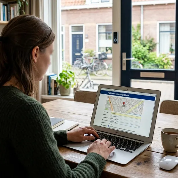 deurbel camera aanmelden politie