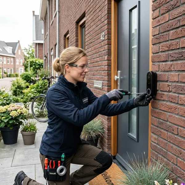 Slimme deurbel verplaatsen
