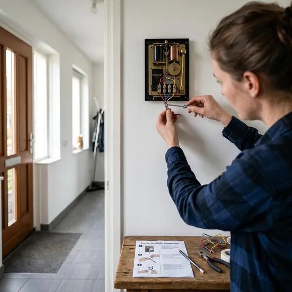Dingdong deurbel aansluiten in stappen