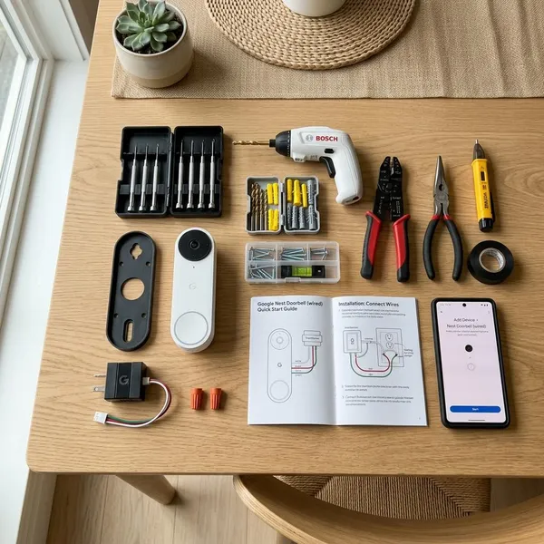 google nest deurbel bedraad aansluiten