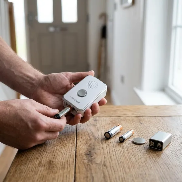 Zo herken je een lege Honeywell deurbel batterij