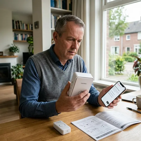 Bereikproblemen bij een Honeywell draadloze deurbel