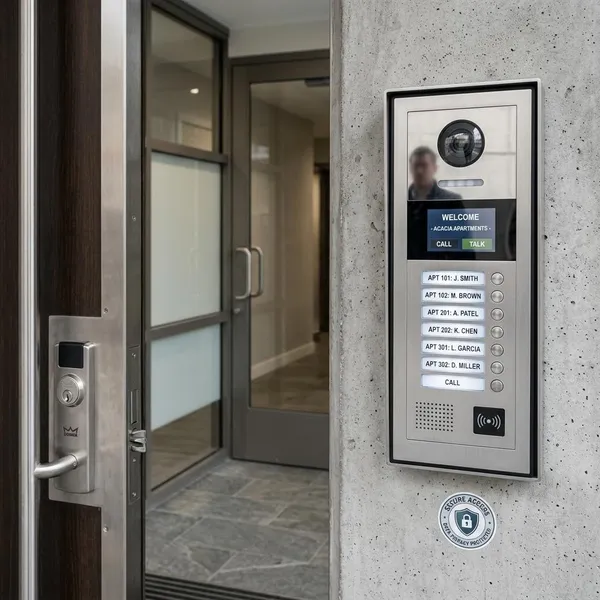 Slimme intercom met camera kiezen