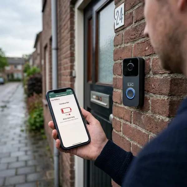 Wat is normale batterijduur bij een LSC videodeurbel