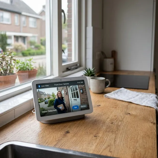 Live beeld tonen op je Nest Hub