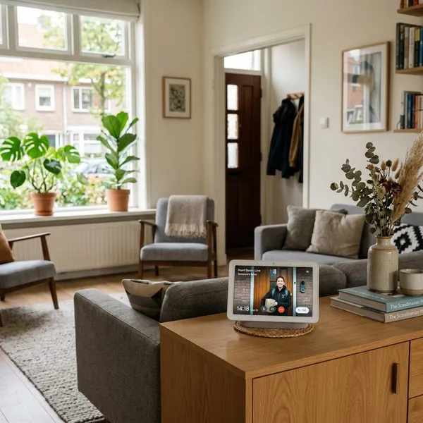 Nest deurbel bekijken op je Nest Hub