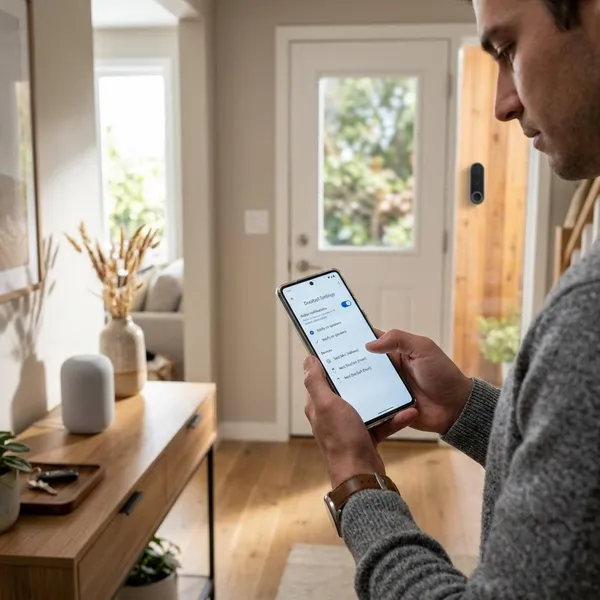 Nest deurbel koppelen aan Nest Mini
