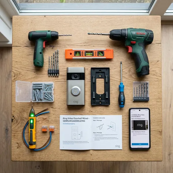ring deurbel aansluiten op stroom
