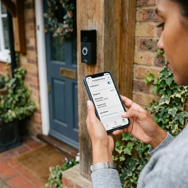 Ring deurbel geluid op telefoon blijft stil