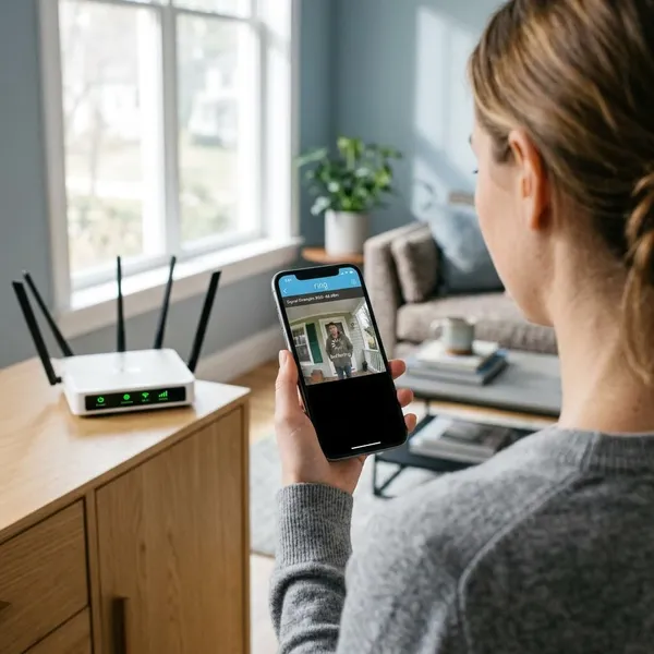 Ring deurbel vertraging op telefoon
