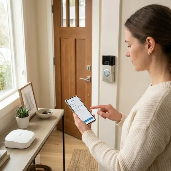 Ring deurbel offline na wifi wijzigen
